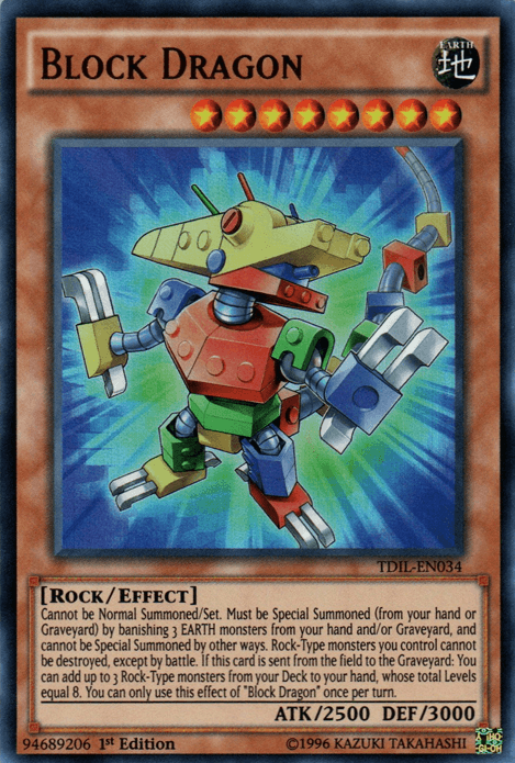 Block Dragon [TDIL-EN034] Ultra Rare - Doe's Cards