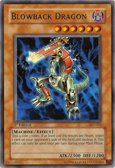 Blowback Dragon [AST-022] Ultra Rare - Doe's Cards