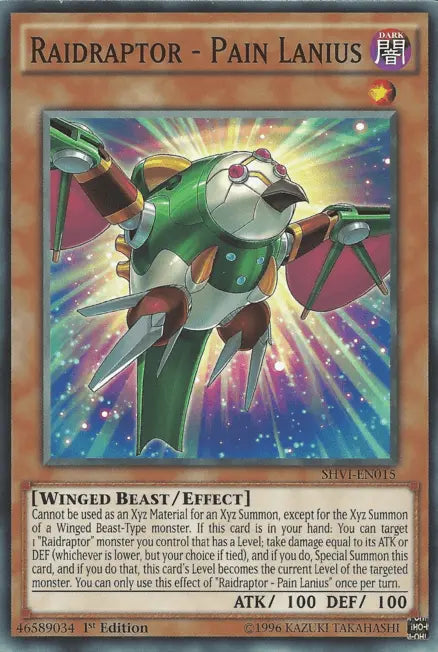 Raidraptor - Pain Lanius [SHVI-EN015] Common - Doe's Cards