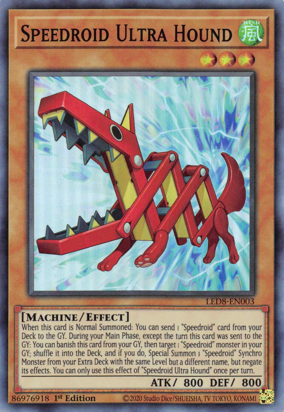 Speedroid Ultra Hound [LED8-EN003] Common - Doe's Cards