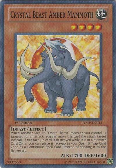 Crystal Beast Amber Mammoth [RYMP-EN044] Super Rare - Doe's Cards