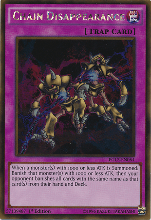 Chain Disappearance [PGL2-EN064] Gold Rare - Doe's Cards