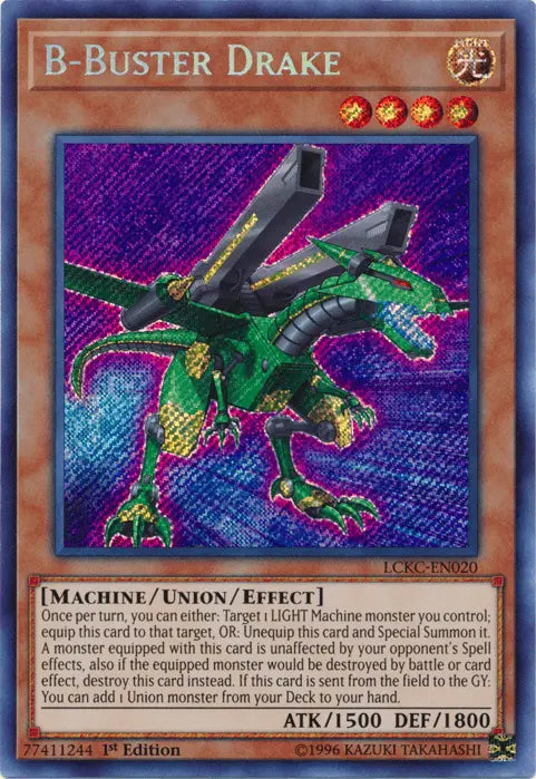 B-Buster Drake [LCKC-EN020] Secret Rare - Doe's Cards