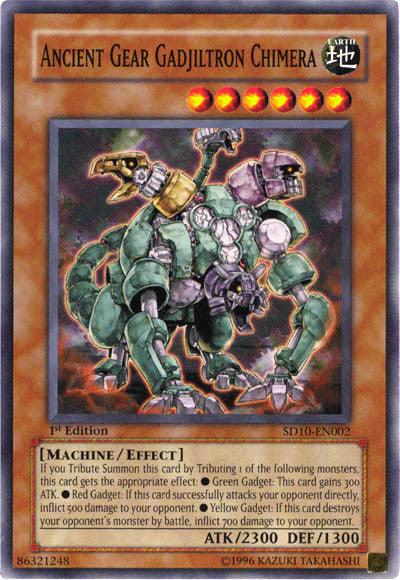 Ancient Gear Gadjiltron Chimera [SD10-EN002] Common - Doe's Cards