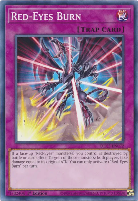 Red-Eyes Burn [DLCS-EN072] Common - Doe's Cards