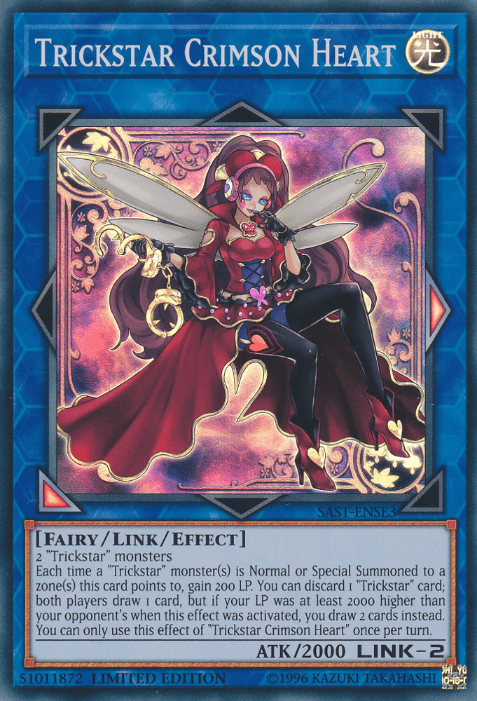 Trickstar Crimson Heart [SAST-ENSE3] Super Rare - Doe's Cards