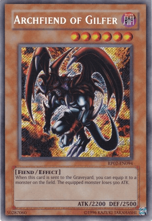 Archfiend of Gilfer [RP02-EN094] Secret Rare - Doe's Cards