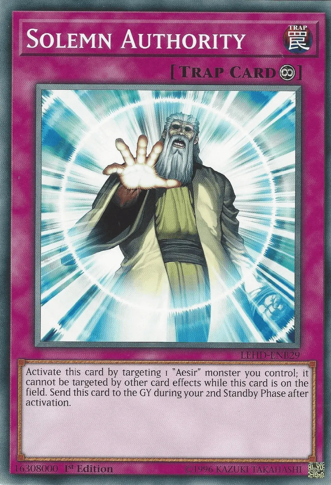 Solemn Authority [LEHD-ENB29] Common - Doe's Cards