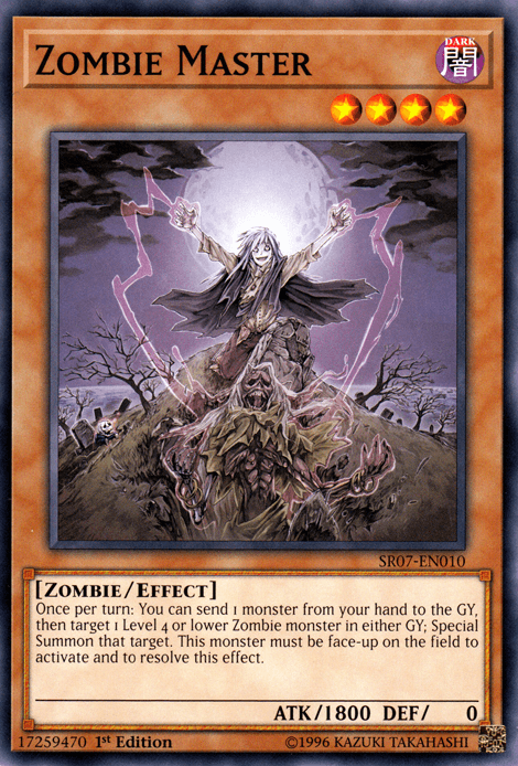 Zombie Master [SR07-EN010] Common - Doe's Cards