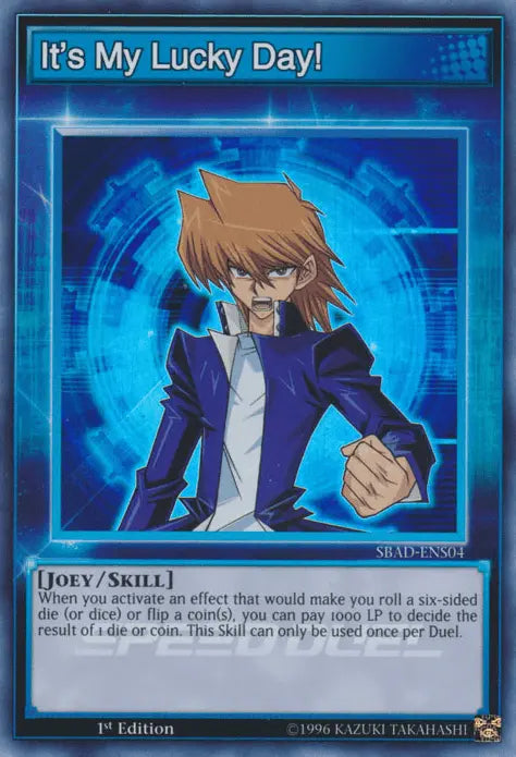 It's My Lucky Day! [SBAD-ENS04] Super Rare - Doe's Cards