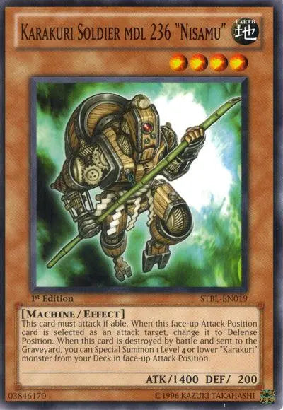 Karakuri Soldier mdl 236 Nisamu [STBL-EN019] Common - Doe's Cards