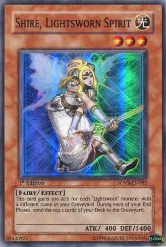 Shire, Lightsworn Spirit [SOVR-EN082] Super Rare - Doe's Cards