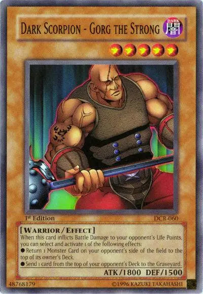Dark Scorpion - Gorg the Strong [DCR-060] Common - Doe's Cards