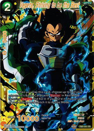 Vegeta, Striving to be the Best (TB3-051) [Clash of Fates] - Doe's Cards