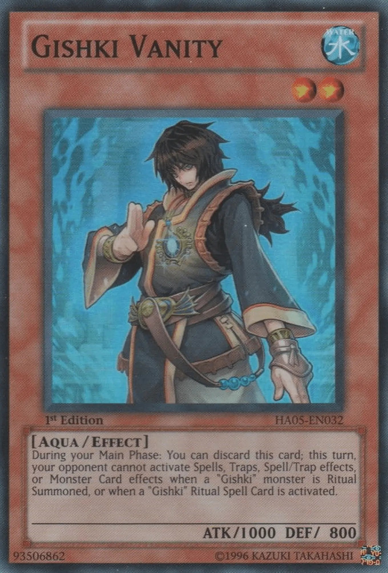 Gishki Vanity [HA05-EN032] Super Rare - Doe's Cards