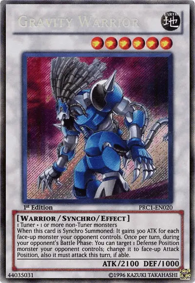 Gravity Warrior [PRC1-EN020] Secret Rare - Doe's Cards