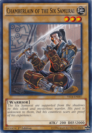 Chamberlain of the Six Samurai [YS14-EN007] Common - Doe's Cards