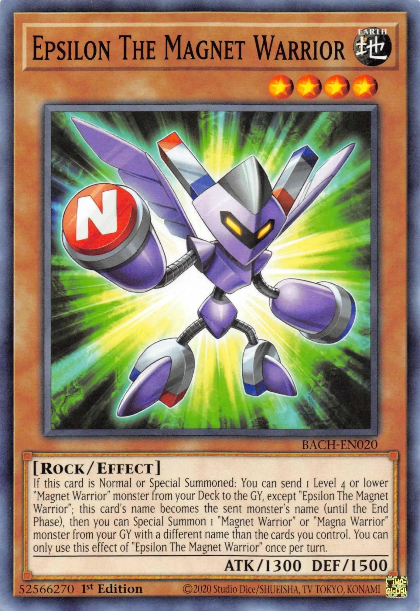 Epsilon The Magnet Warrior [BACH-EN020] Common - Doe's Cards