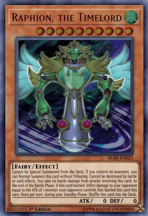 Raphion, the Timelord [BLRR-EN023] Ultra Rare - Doe's Cards