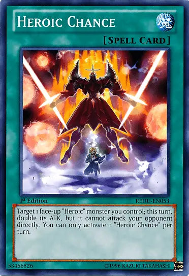 Heroic Chance [REDU-EN053] Common - Doe's Cards