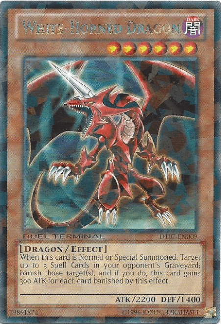 White-Horned Dragon [DT07-EN009] Rare - Doe's Cards