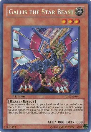Gallis the Star Beast [LCGX-EN041] Secret Rare - Doe's Cards