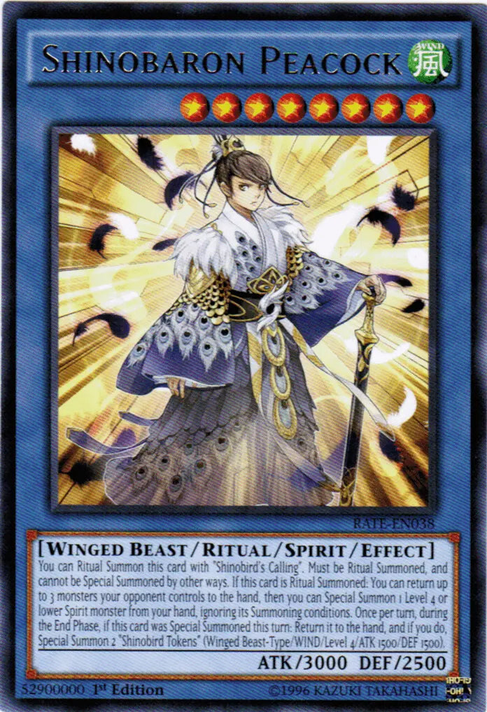 Shinobaron Peacock [RATE-EN038] Rare - Doe's Cards