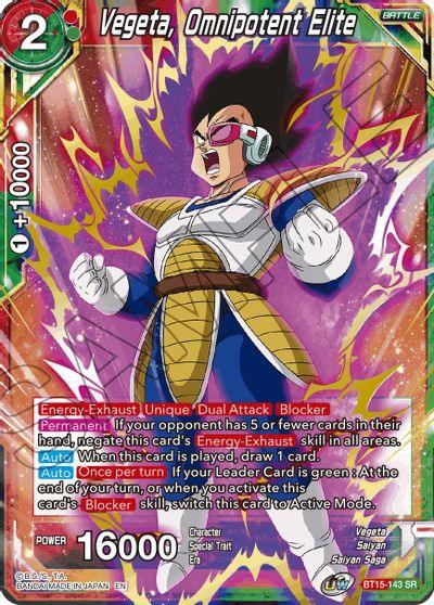 Vegeta, Omnipotent Elite (BT15-143) [Saiyan Showdown] - Doe's Cards