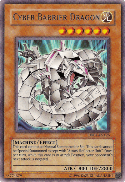 Cyber Barrier Dragon [DR04-EN126] Rare - Doe's Cards