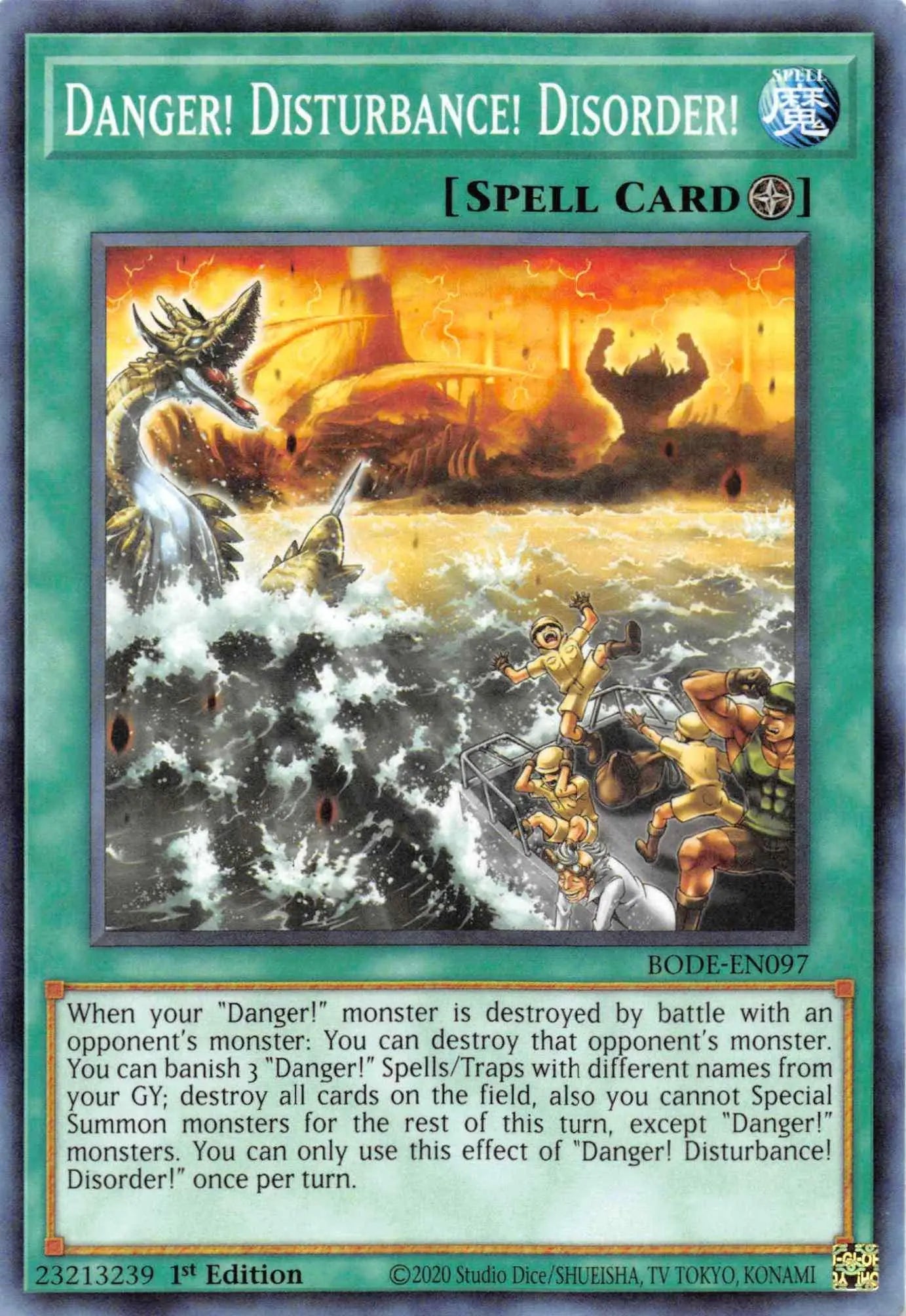 Danger! Disturbance! Disorder! [BODE-EN097] Common - Doe's Cards