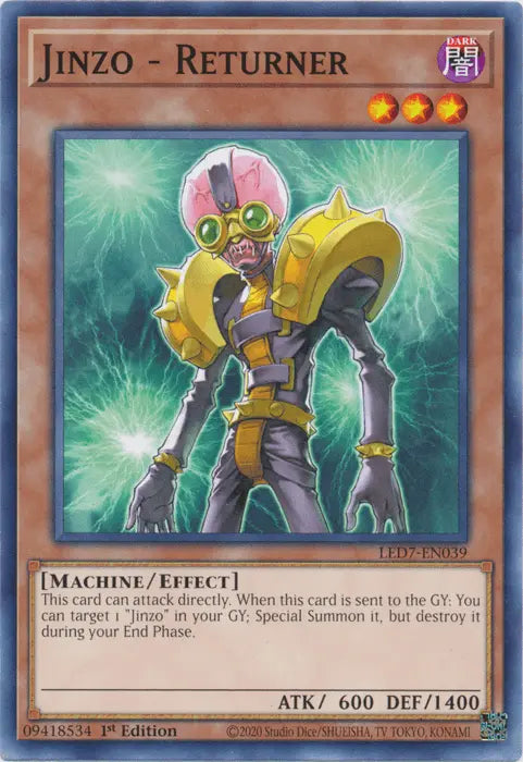 Jinzo - Returner [LED7-EN039] Common - Doe's Cards