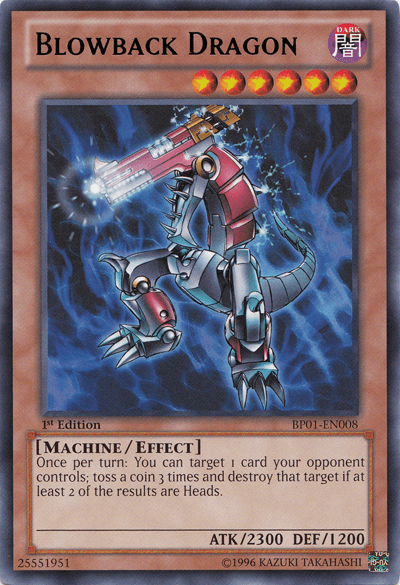 Blowback Dragon [BP01-EN008] Rare - Doe's Cards