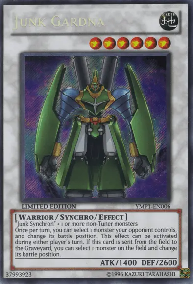 Junk Gardna [YMP1-EN006] Secret Rare - Doe's Cards