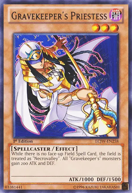 Gravekeeper's Priestess [LCJW-EN258] Rare - Doe's Cards
