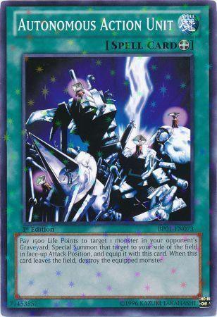 Autonomous Action Unit [BP01-EN073] Starfoil Rare - Doe's Cards