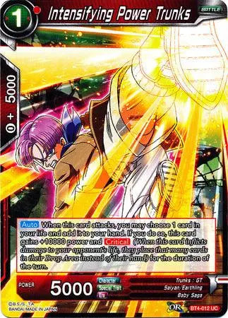 Intensifying Power Trunks (BT4-012) [Colossal Warfare] - Doe's Cards