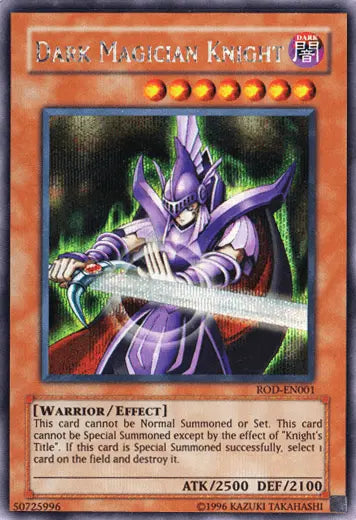 Dark Magician Knight (Reshef of Destruction) [ROD-EN001] Secret Rare - Doe's Cards
