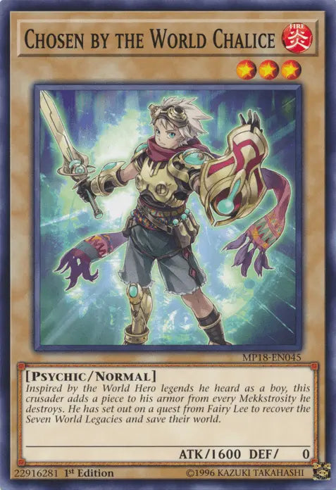 Chosen by the World Chalice [MP18-EN045] Common - Doe's Cards