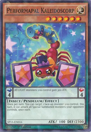 Performapal Kaleidoscorp [SP15-EN016] Shatterfoil Rare - Doe's Cards