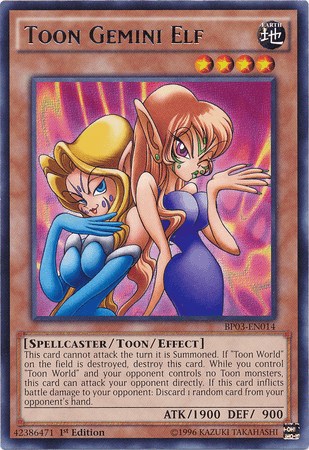 Toon Gemini Elf [BP03-EN014] Rare - Doe's Cards