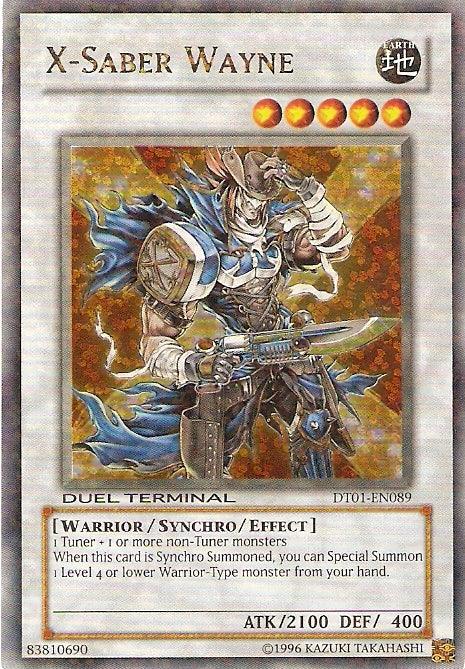 X-Saber Wayne [DT01-EN089] Ultra Rare - Doe's Cards