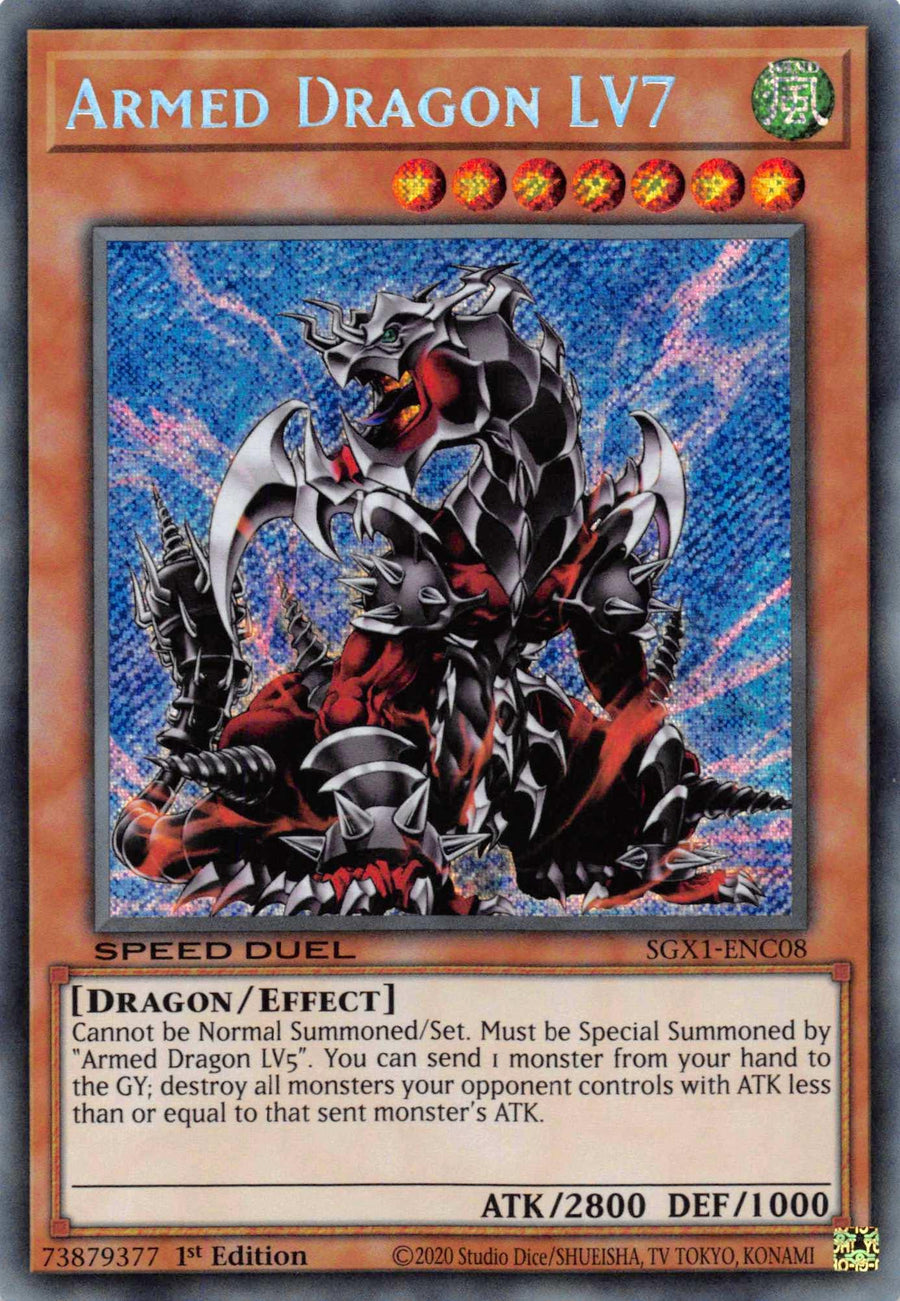 Armed Dragon LV7 [SGX1-ENC08] Secret Rare - Doe's Cards