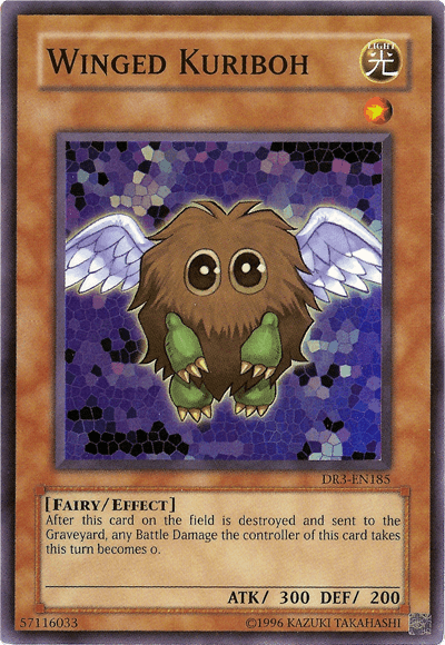 Winged Kuriboh [DR3-EN185] Super Rare - Doe's Cards