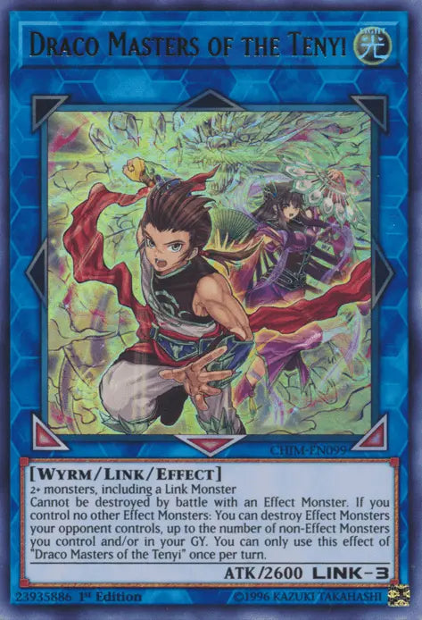 Draco Masters of the Tenyi [CHIM-EN099] Ultra Rare - Doe's Cards