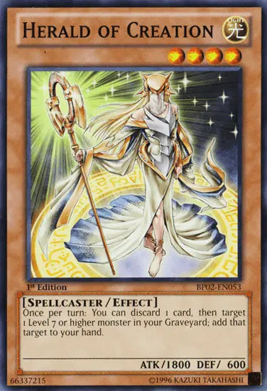 Herald of Creation [BP02-EN053] Mosaic Rare - Doe's Cards