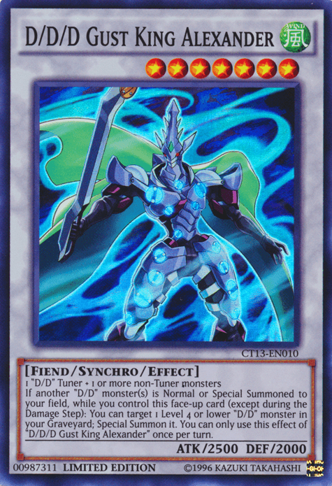 D/D/D Gust King Alexander [CT13-EN010] Super Rare - Doe's Cards