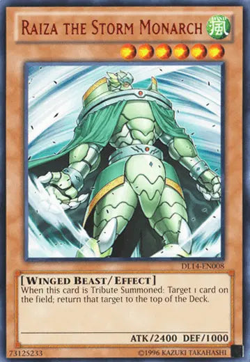 Raiza the Storm Monarch (Red) [DL14-EN008] Rare - Doe's Cards