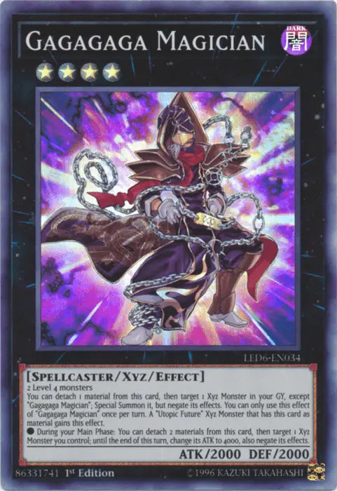 Gagagaga Magician [LED6-EN034] Super Rare - Doe's Cards