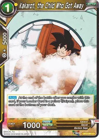 Kakarot, the Child Who Got Away (BT3-091) [Cross Worlds] - Doe's Cards