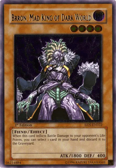 Brron, Mad King of Dark World [EEN-EN022] Ultimate Rare - Doe's Cards